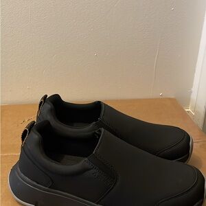 Black Slip-On Men's Shoes